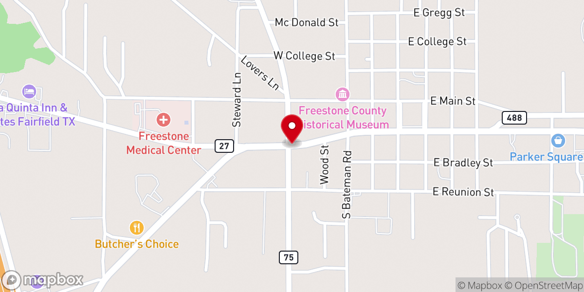 Map showing location of La Santa Casa De Dios House of God