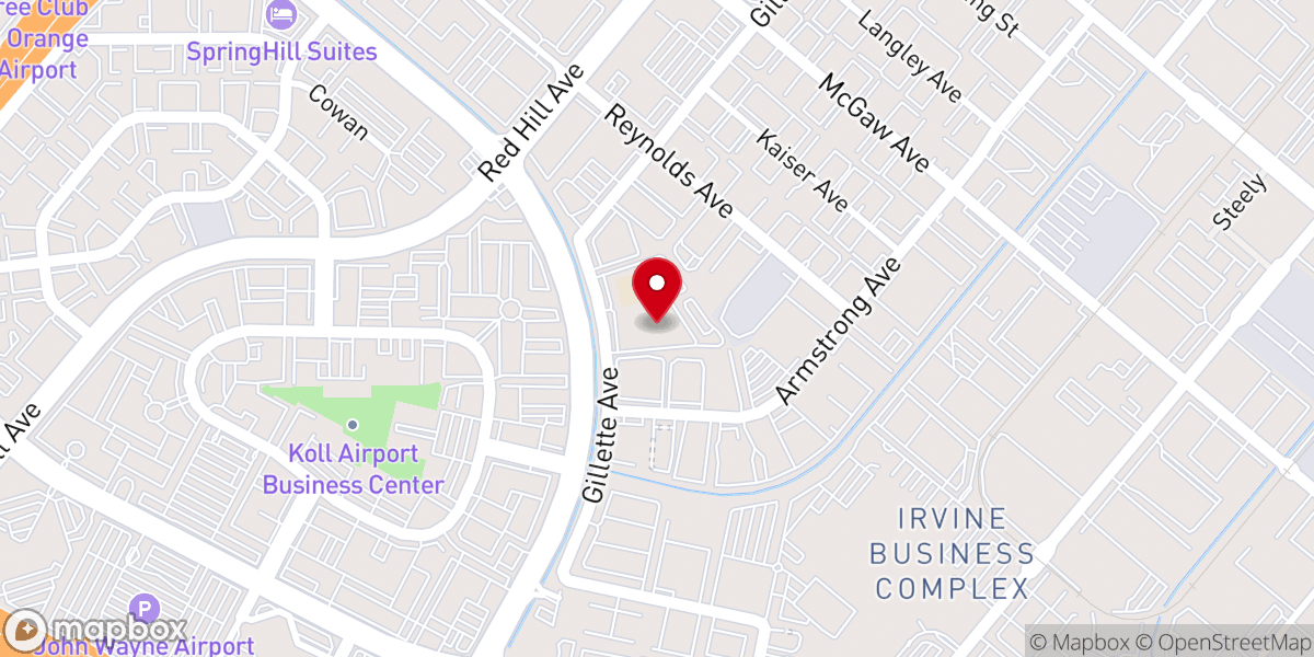Map showing location of Harvest OC
