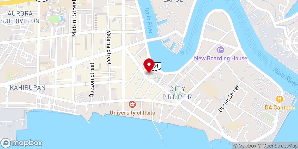 Map showing location of CFM Iloilo - The Potter's House Christian Church