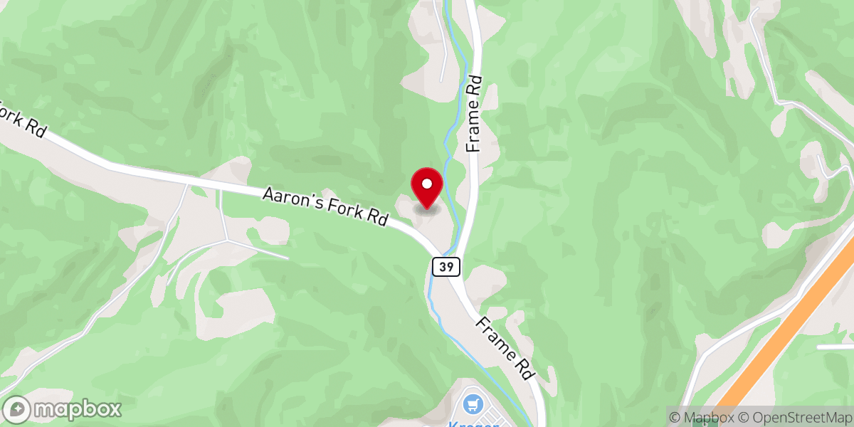 Map showing location of Sandy Grove Missionary Baptist Church