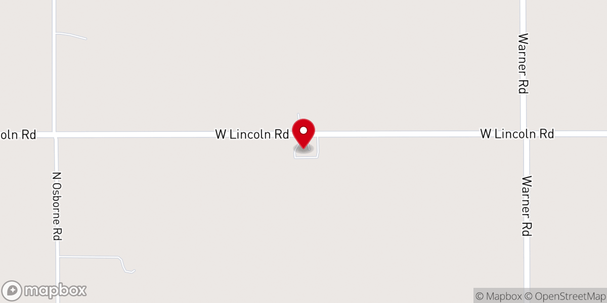 Map showing location of Lincoln Road United Methodist