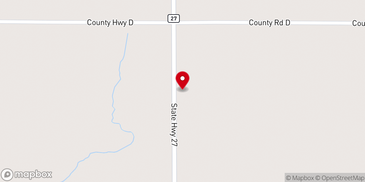 Map showing location of Wayside Mission