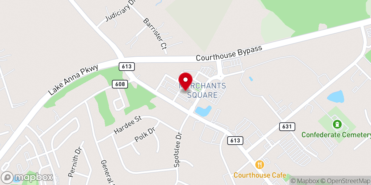 Map showing location of Redeemer Bible Church