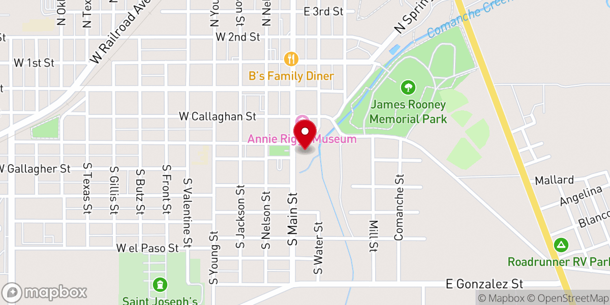Map showing location of Our Lady Of Guadalupe Catholic Church - Food Pantry