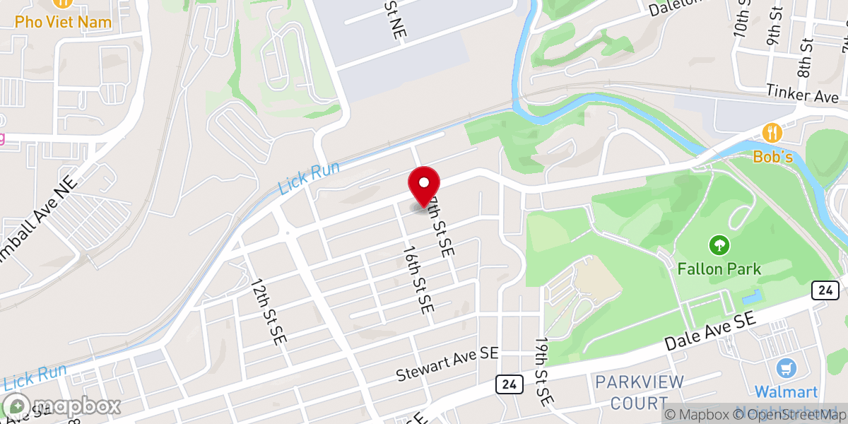 Map showing location of ACCESS 17TH STREET CHURCH