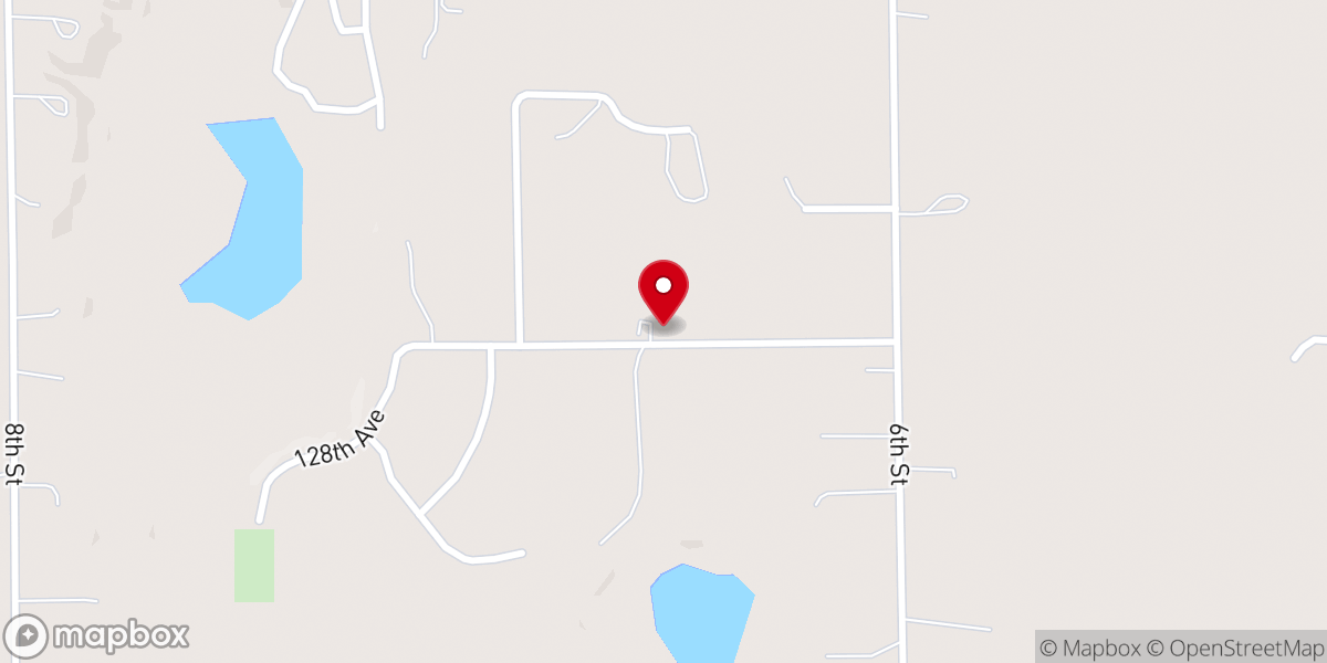 Map showing location of Bradley Church