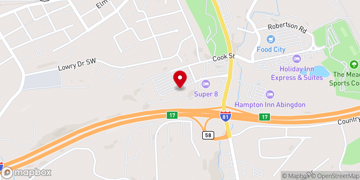Map showing location of Horizons Worship