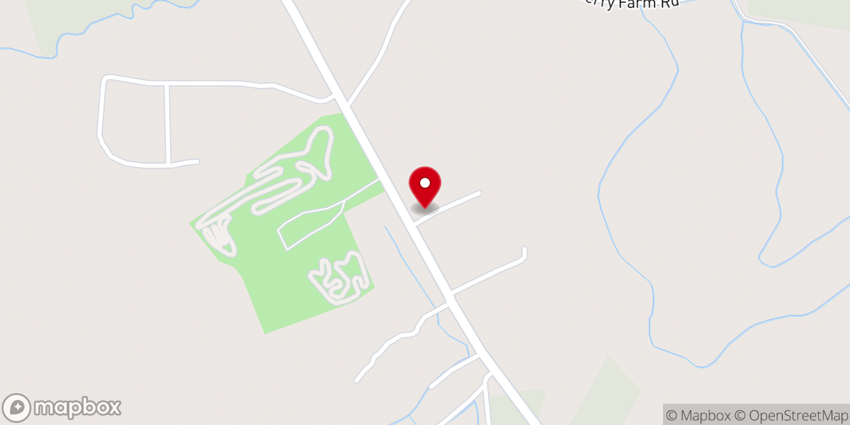 Map showing location of Triune Holiness Church