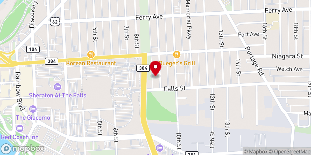 Map showing location of Saint Hagop Armenian Apostolic Church
