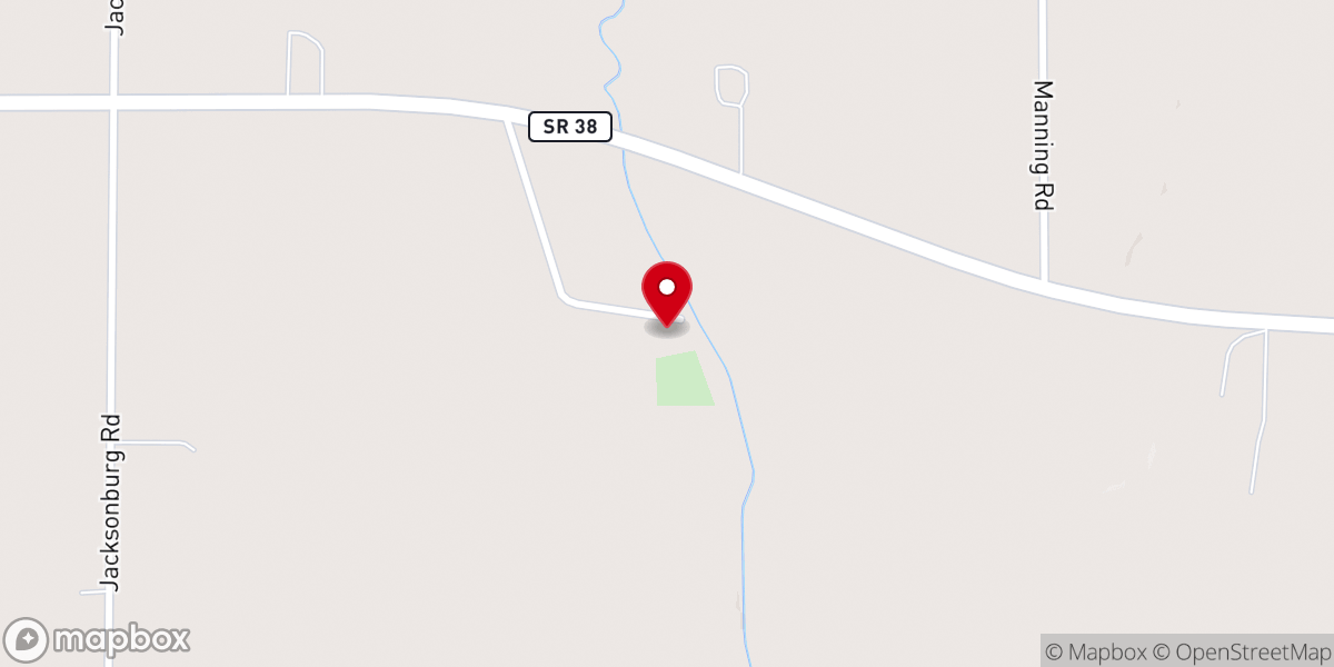 Map showing location of Salem Primitive Baptist Church