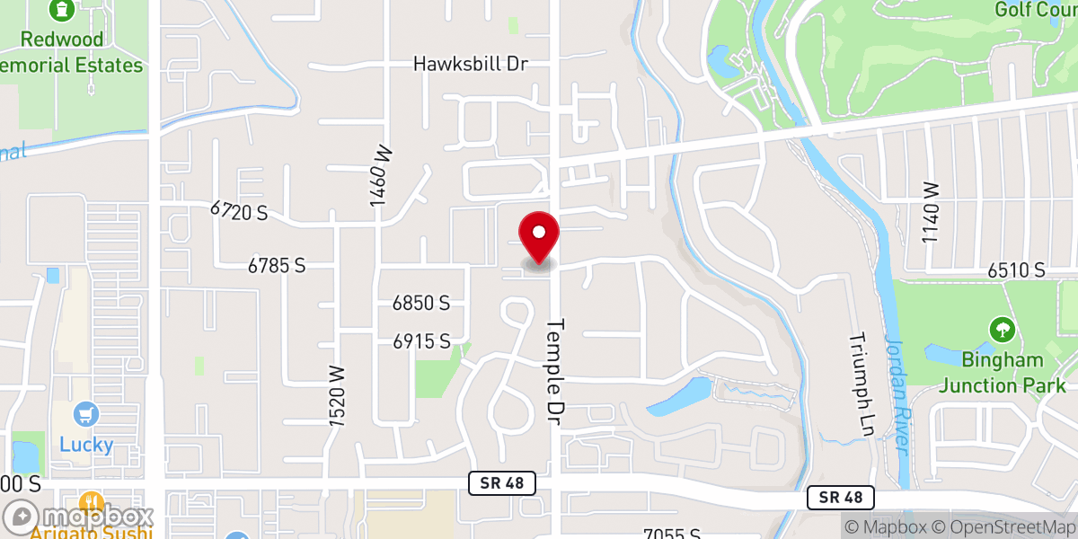 Map showing location of Saint George Russian Orthodox Church