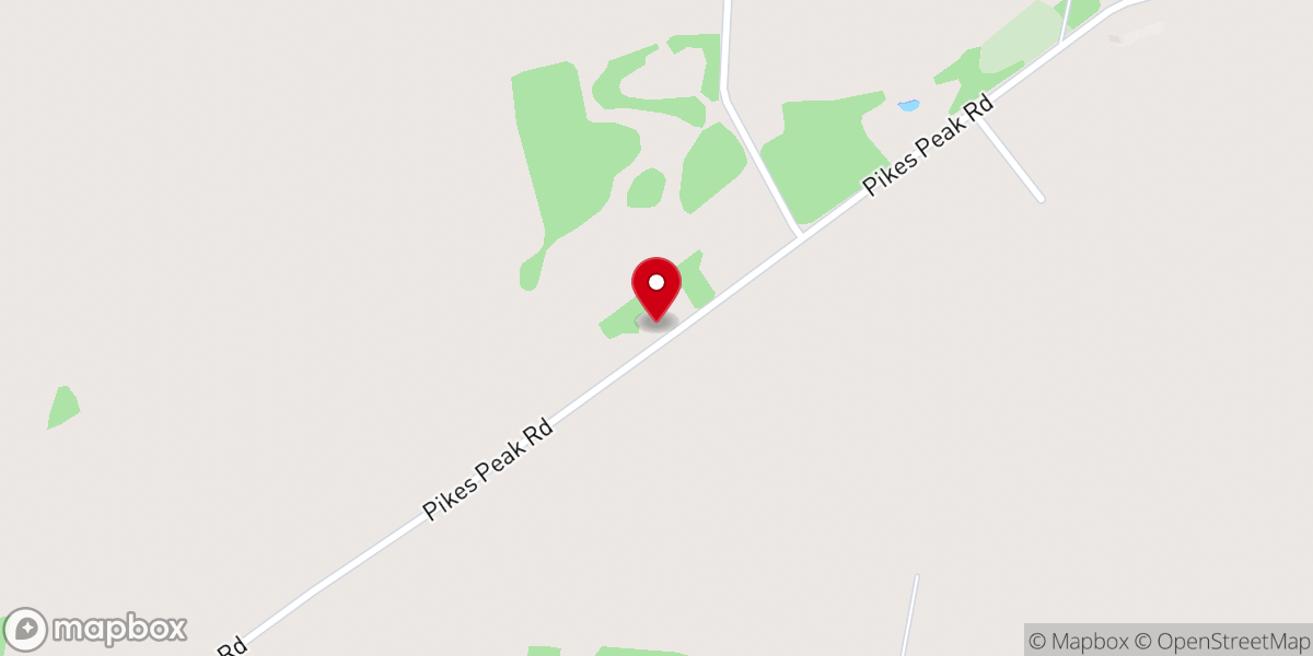 Map showing location of St. Johns United Methodist Church