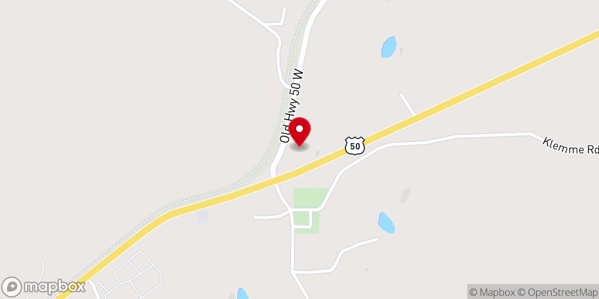 Map showing location of Knights of Columbus