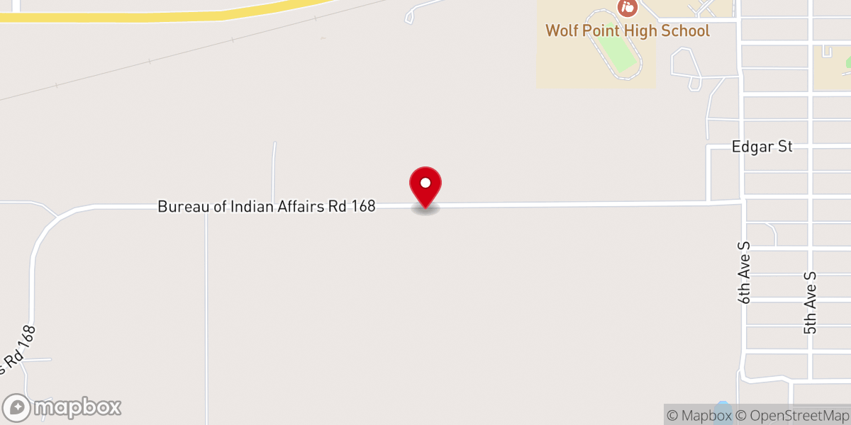Map showing location of Blue Sky Ministries