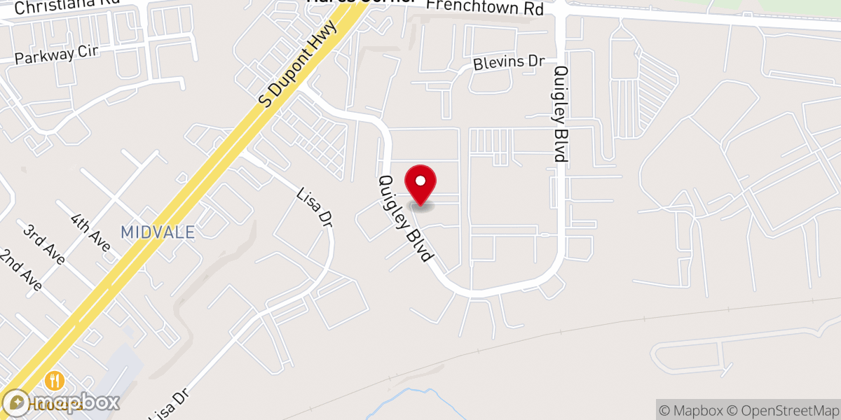 Map showing location of Liberty Fellowship