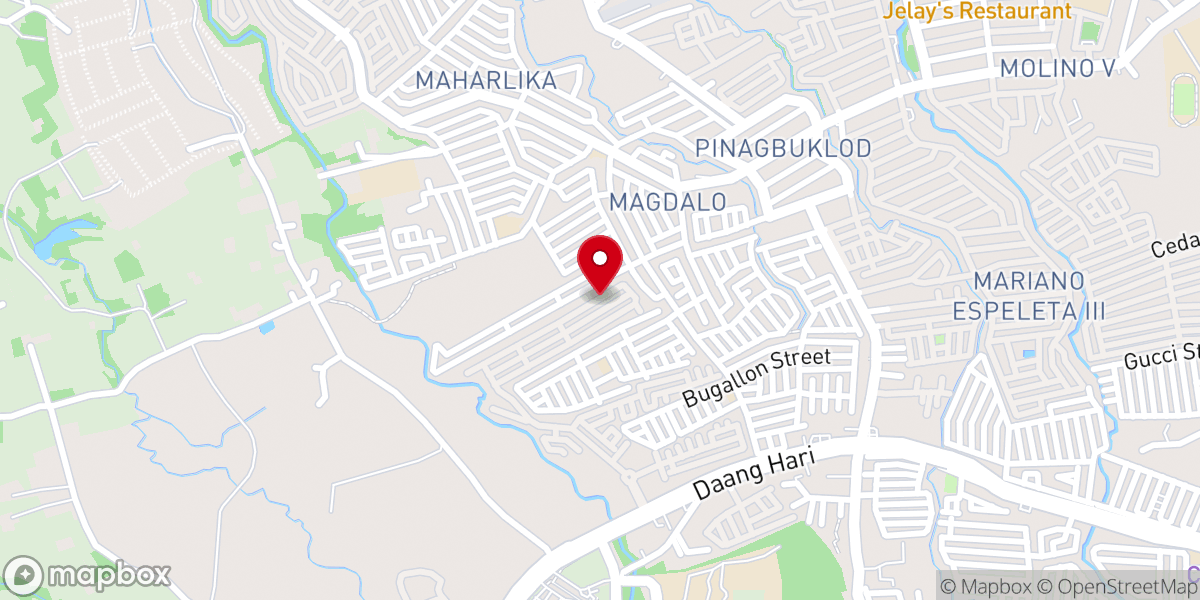 Map showing location of Jesus is my Fortress Church - Imus
