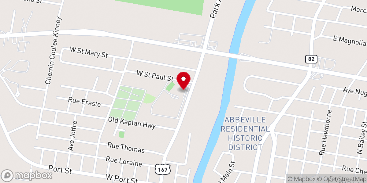 Map showing location of Vermilion Catholic, a legacy of Mount Carmel
