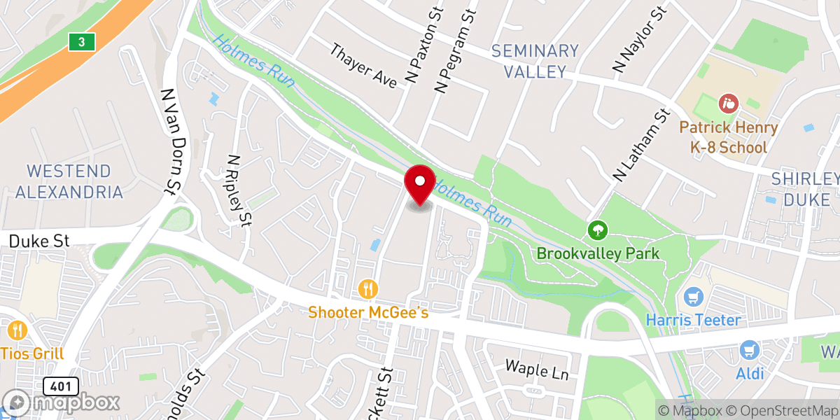 Map showing location of Fire Prayer Ministry
