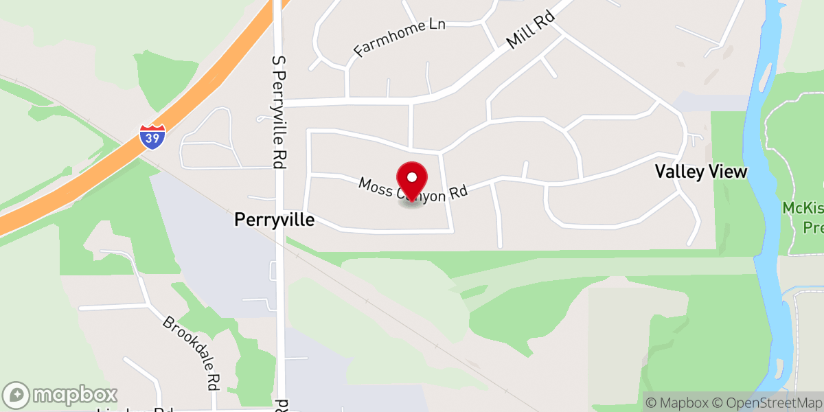 Map showing location of Society of St Vincent De Paul Rockford Council