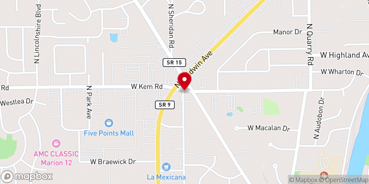 Map showing location of Gilead Ministries Inc