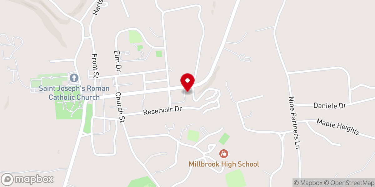 Map showing location of Grace Church