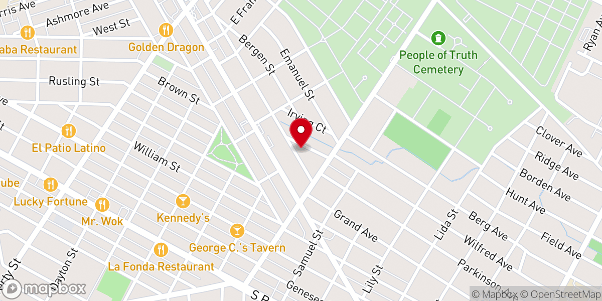 Map showing location of Church of the Divine Covenant Inc