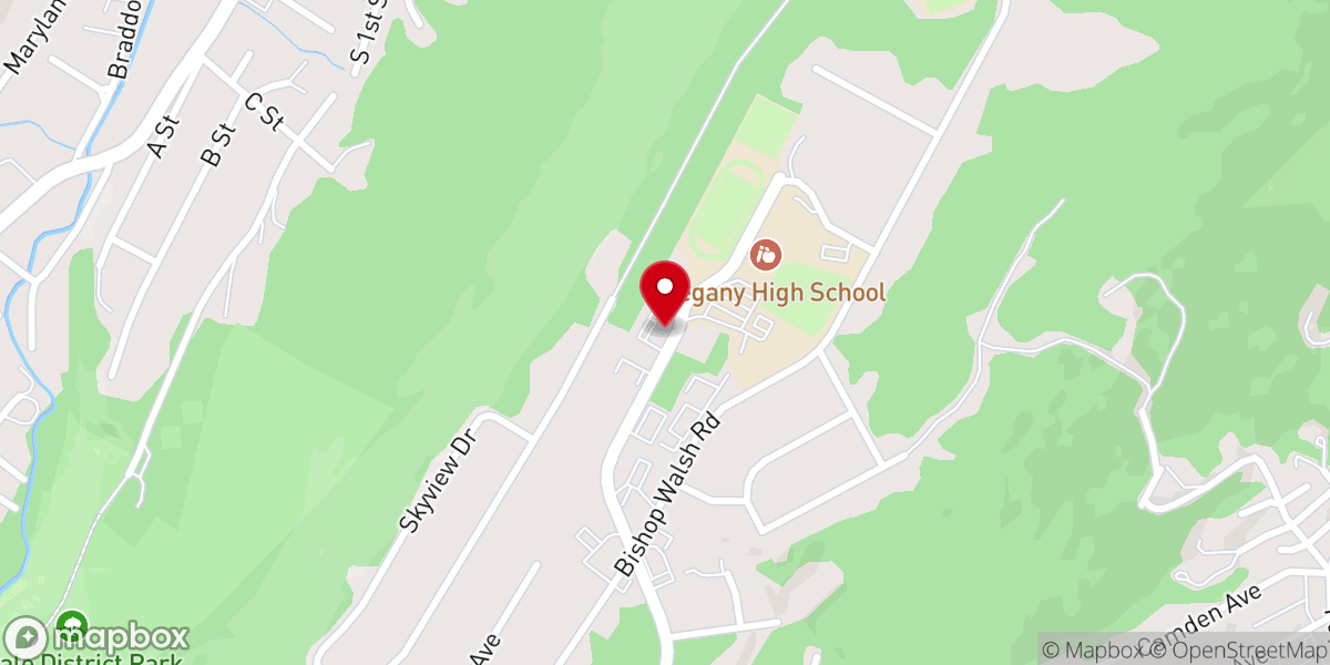 Map showing location of Grace Memorial Prayer Chapel