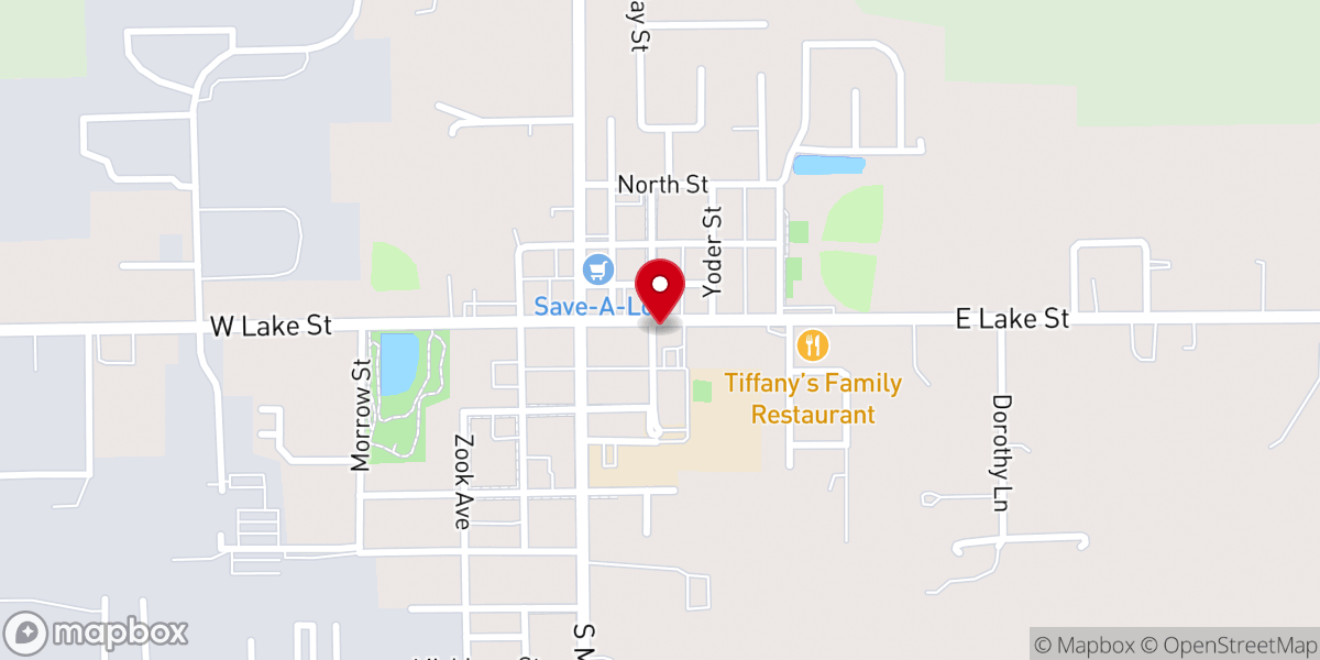 Map showing location of Topeka Christian Assembly