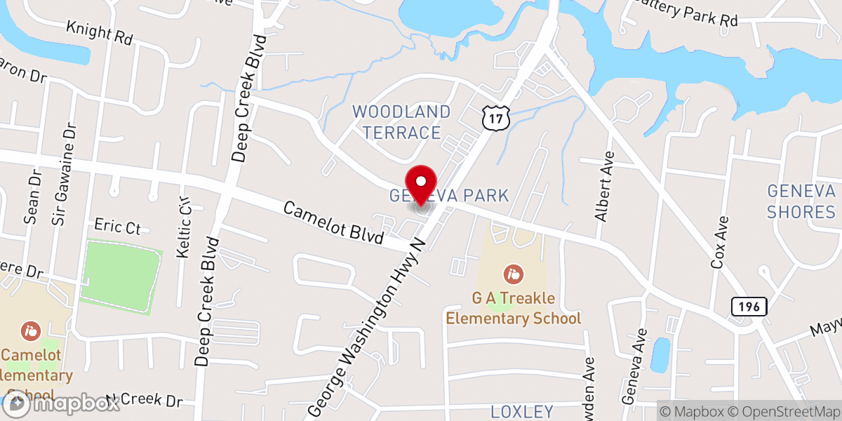 Map showing location of Grace Entwined Ministries