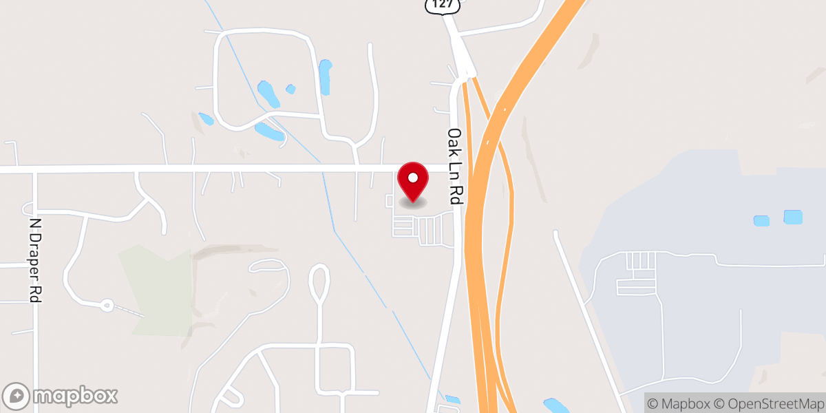 Map showing location of JFM Church