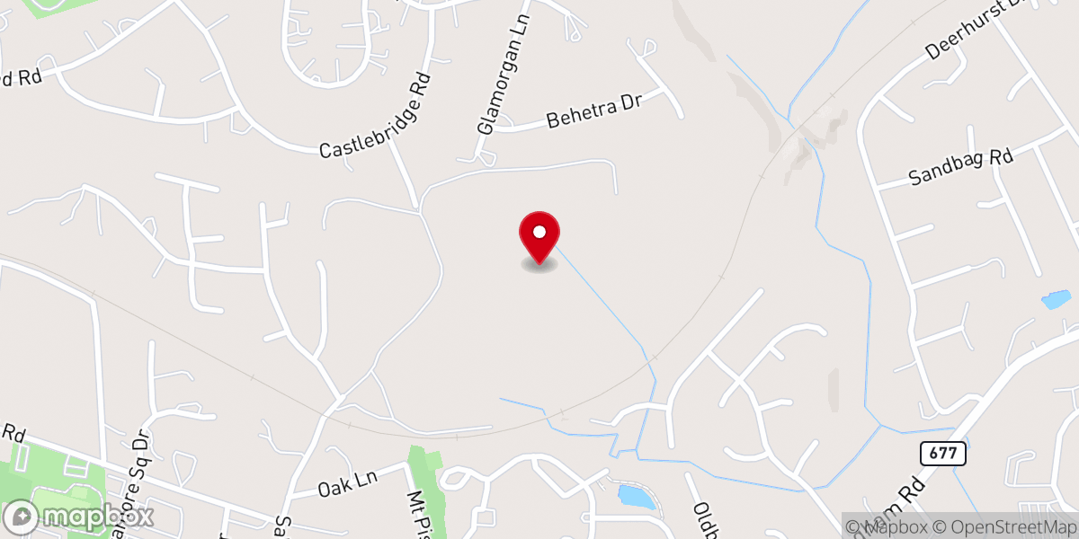 Map showing location of Manakin Episcopal Church Foundation
