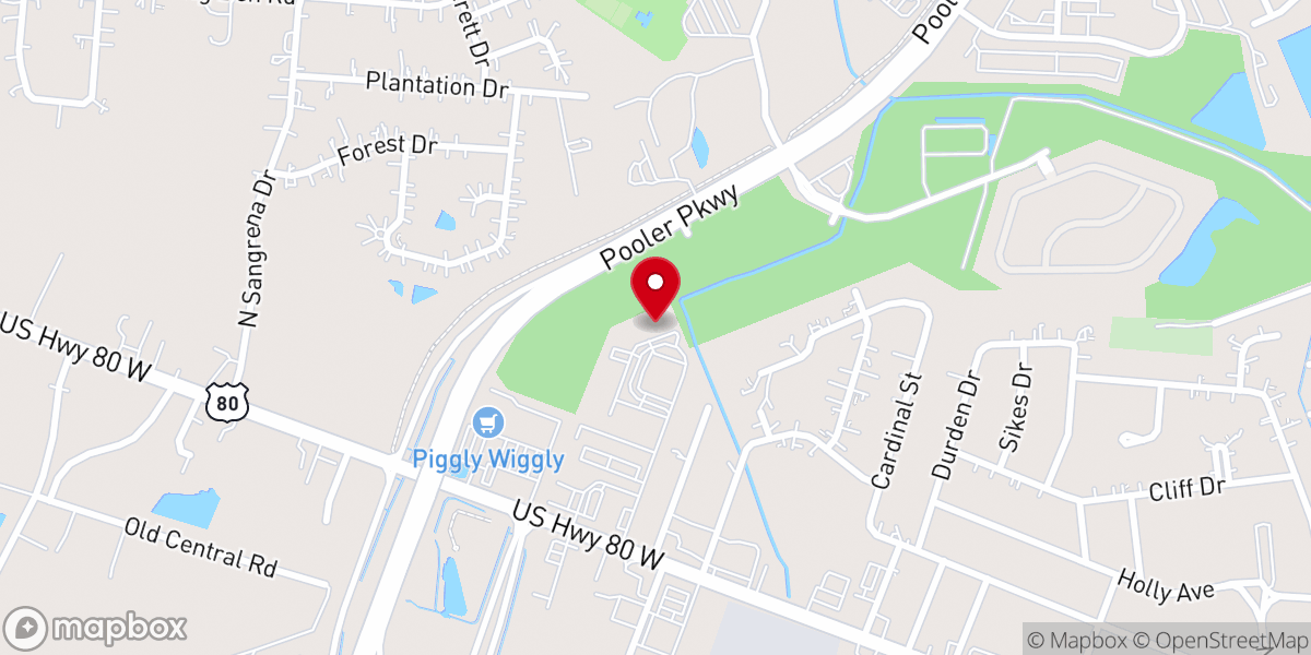 Map showing location of Gateway Students