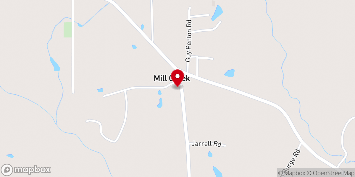 Map showing location of Lee's Chapel No.1 Baptist Church