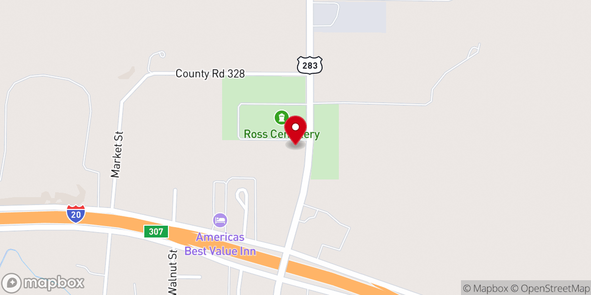 Map showing location of First United Methodist Church
