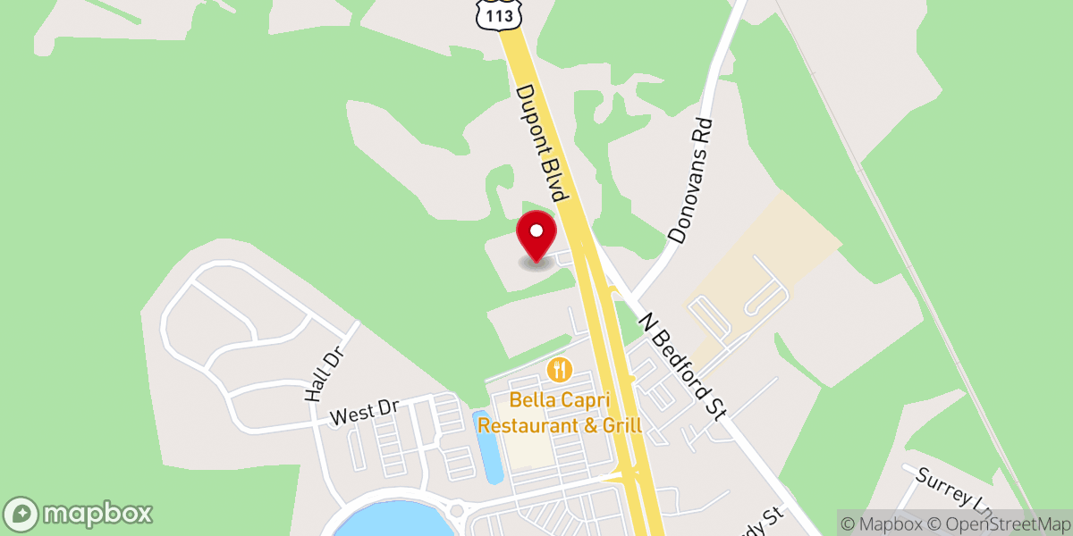 Map showing location of Chesapeake Georgetown Spanish Seventh-Day Adventist Church