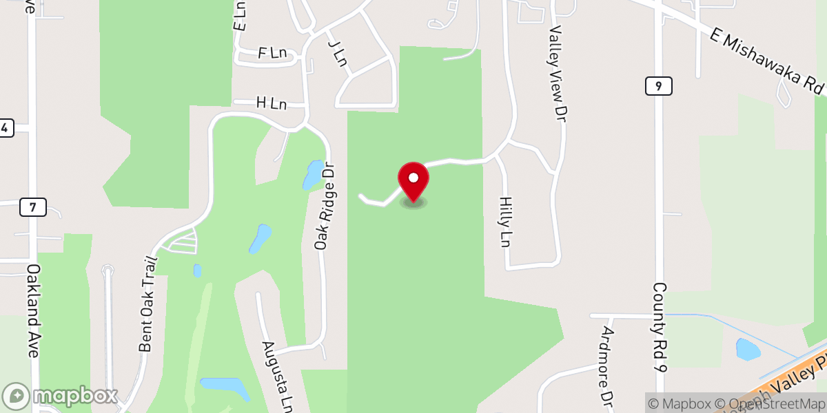 Map showing location of Sunny Breeze Christian Fellowship