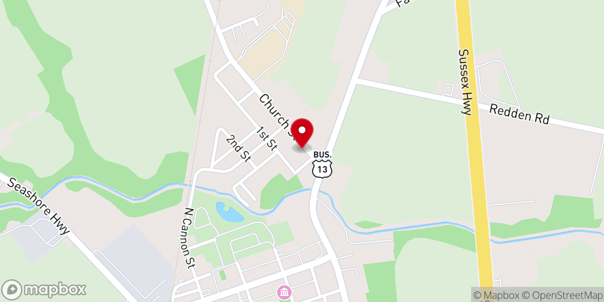 Map showing location of Helping Hands Learning Center