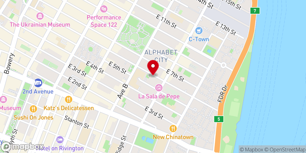 Map showing location of Council of Gods Family Churches