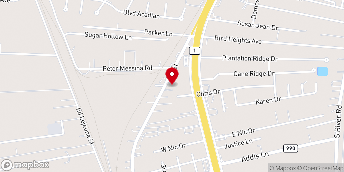 Map showing location of St Mary AME Church