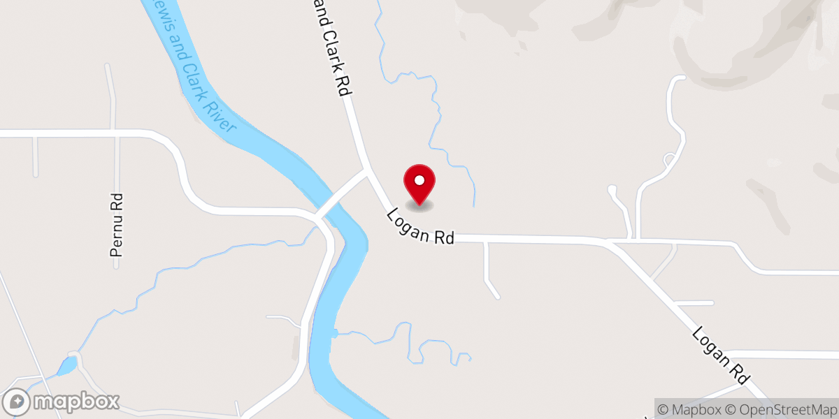 Map showing location of Logan Road Chapel