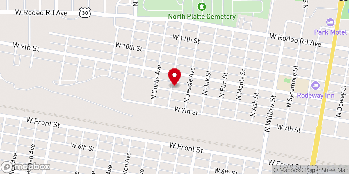 Map showing location of Iglesia Asamblea De Dios Hispana Bethel