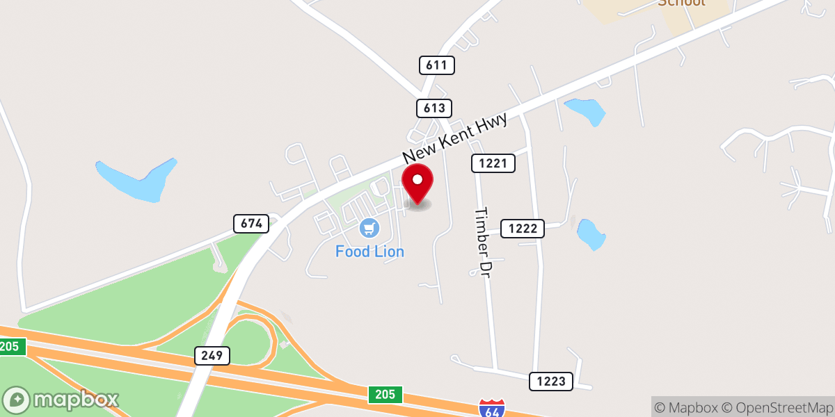Map showing location of Kentwood Heights Baptist Church