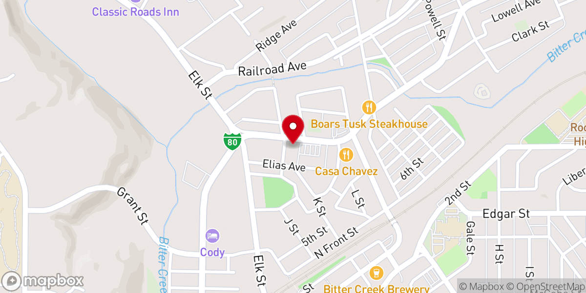Map showing location of Saints Cyril & Methodius Parish Center