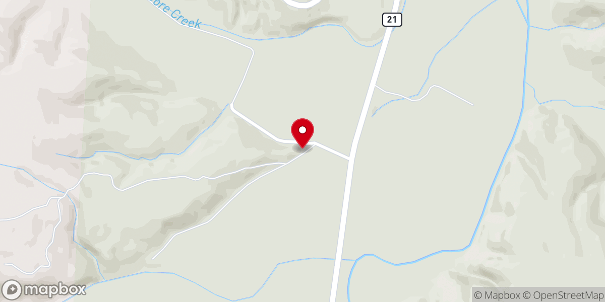 Map showing location of Boxley Baptist Church