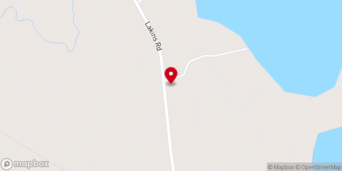 Map showing location of Etna Foursquare Gospel Church