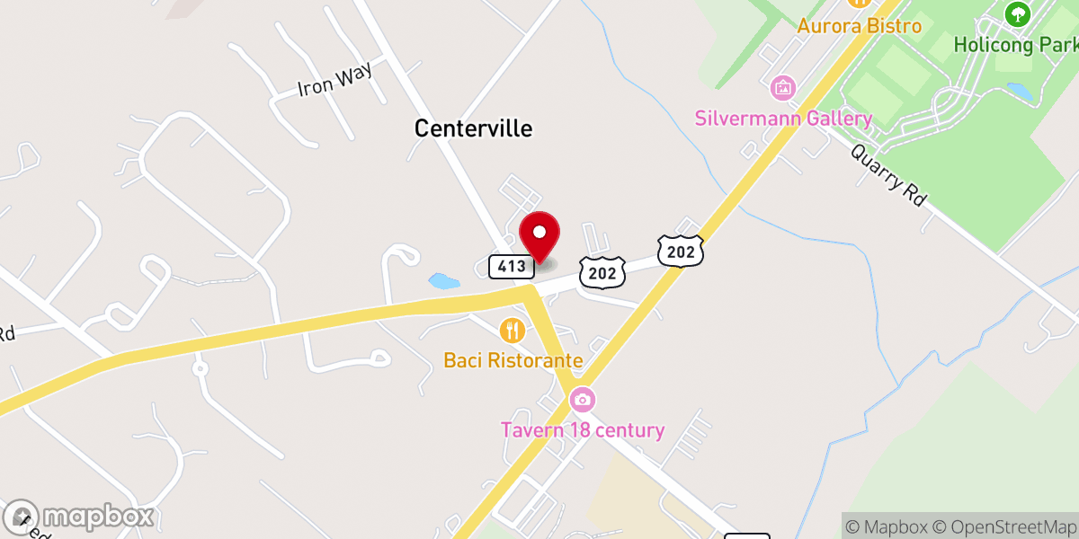 Map showing location of Historic Trinity Church