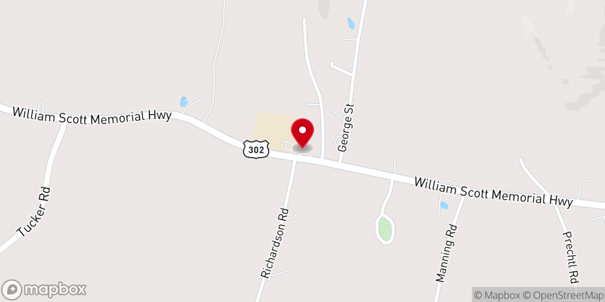 Map showing location of Christ Community Alliance Church