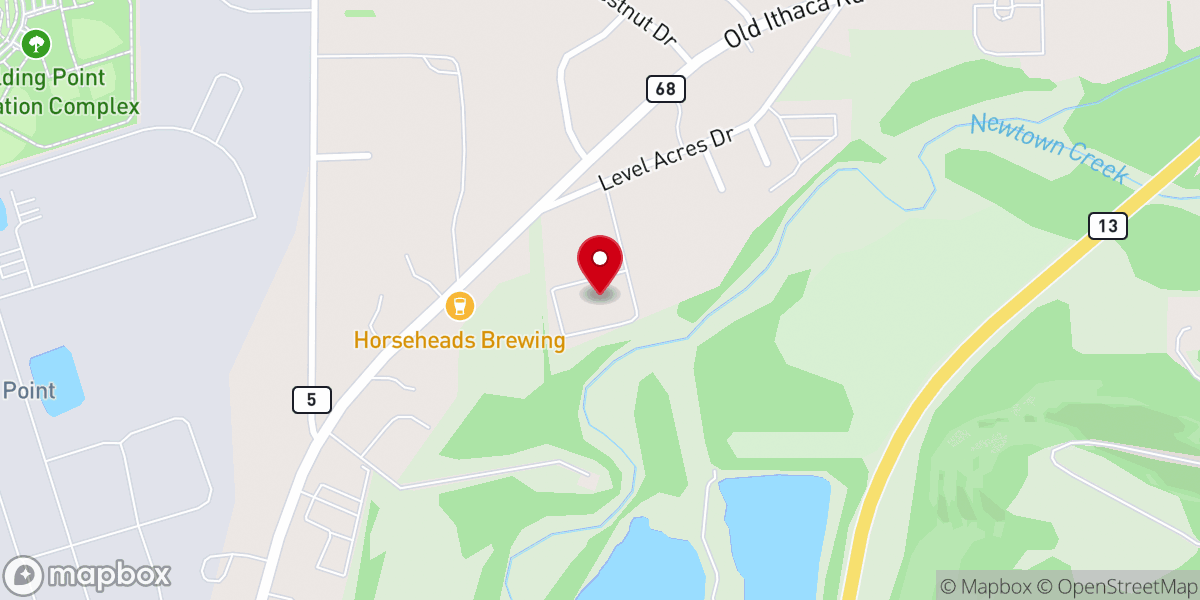 Map showing location of His Tabernacle Family Church