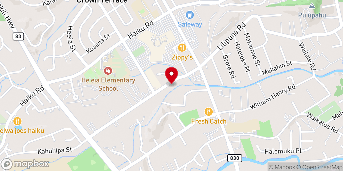 Map showing location of The Ark Christian Church