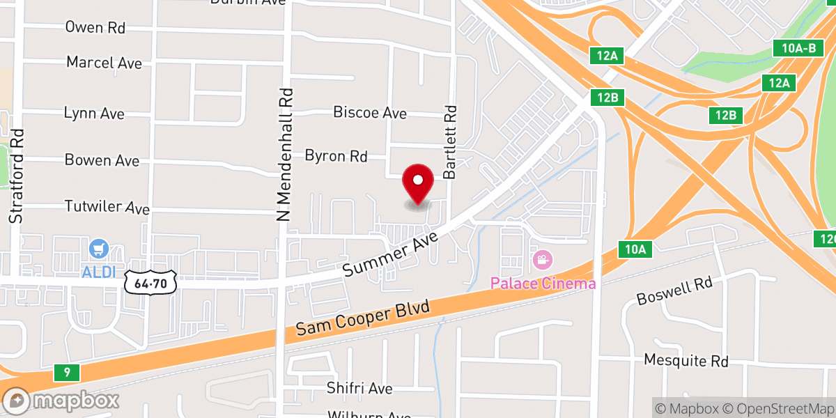 Map showing location of Renewal Church